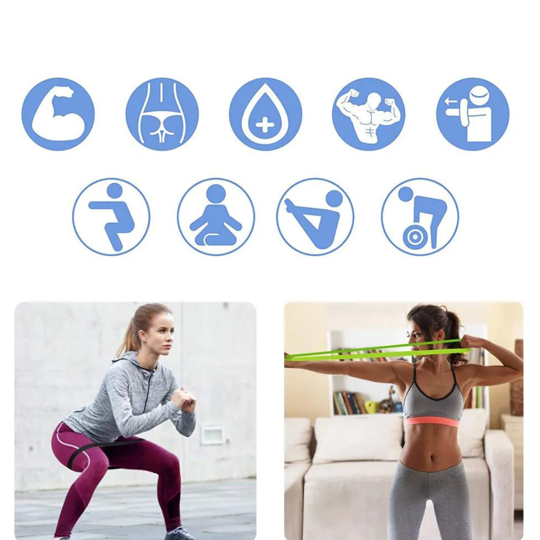 BetterMe-Edition Fitnessbänder 5er Set